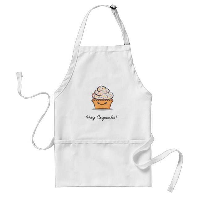 Personlig Cute Cupkaka Apron Förkläde (Framsidan)