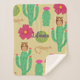 Personlig Cute Desert Animals and Cactus