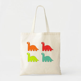 Personlig Cute Dino Dragon Tote Bag Tygkasse