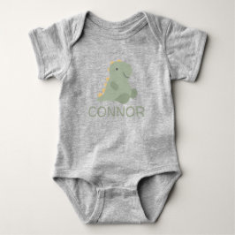 Personlig Cute Dinosaur Baby Bodykostym T Shirt