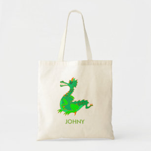 Personlig Cute Dragon Tote Bag Tygkasse