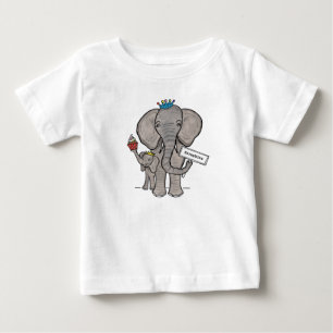 Personlig Cute Elephant och Baby T Shirt