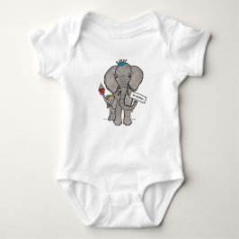 Personlig Cute Elephant och Baby T Shirt