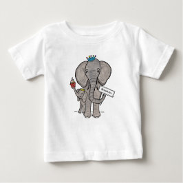 Personlig Cute Elephant och Baby T Shirt