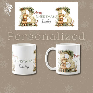 Personlig Cute Fairy Helgdag Gift Kaffemugg
