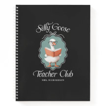 Personlig Cute Fånig Goose Teacher Klubb