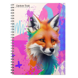 PERSONLIG: Cute Fox | Journal Anteckningsbok