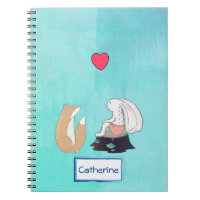 Personlig Cute Fox och kanin Illustration