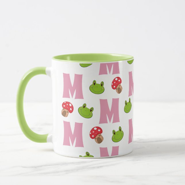 Personlig Cute Frog Mugg (Vänster)