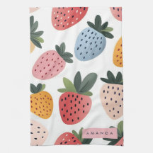 Personlig Cute Fruit Strawberry Mönster