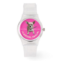 Personlig Cute Funny Chihuahua Watch Hund Watch