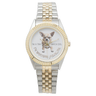 Personlig Cute Funny Chihuahua Watch Hund Watch Armbandsur