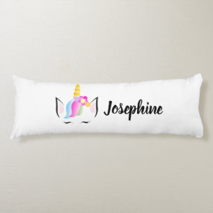 Personlig Cute Girly Modern Unicorn Kroppskudde
