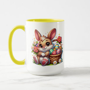 Personlig Cute Glad påsk Mamma Mugg