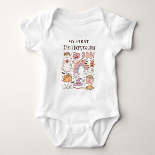 Personlig Cute Halloween Inslag Ghost Pumpkin T Shirt