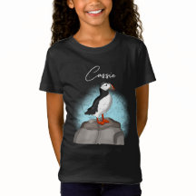 Personlig Cute Hand plockade Puffin