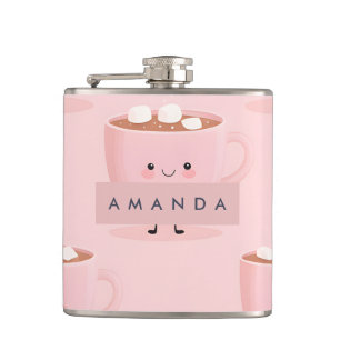 Personlig Cute Hett Cocoa med Marshmallow Fickplunta