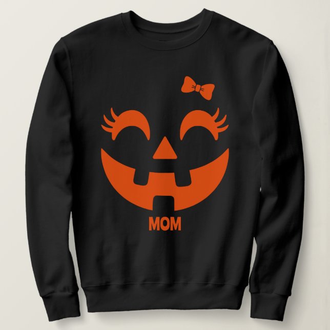 Personlig Cute Jack O' Lantern Ansikte T Shirt (Design framsida)
