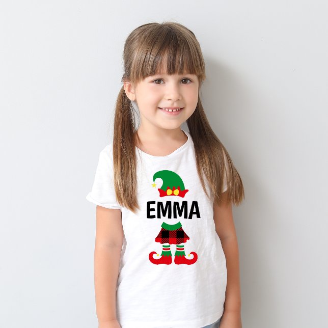 Personlig Cute Jul Elf T Shirt (Skapare uppladdad)