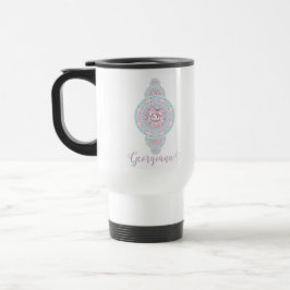 Personlig Cute Kawaii Bunny Ornamental Mandala Resemugg