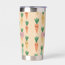 Personlig Cute Kawaii Pastel Carrot Ansikte
