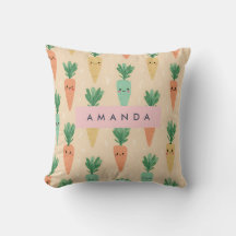 Personlig Cute Kawaii Pastel Carrot Ansikte