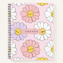 Personlig Cute Kawaii Pastel Daisy Flower Ansikte