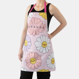 Personlig Cute Kawaii Pastel Daisy Flower Ansikte