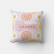 Personlig Cute Kawaii Pastel Daisy Flower Ansikte