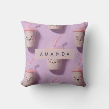 Personlig Cute Kawaii Pastel Smoothie Kopp Ansikte