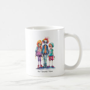 Personlig Cute Kid Zombie Halloween (11) Kaffemugg