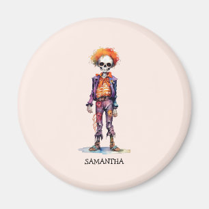 Personlig Cute Kid Zombie Halloween (6) Magnet