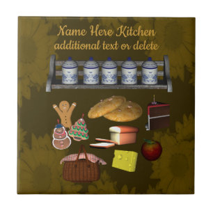 Personlig Cute Kitchen Design Kakelplatta