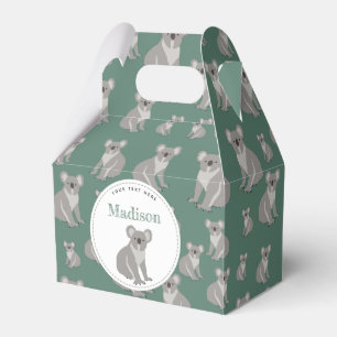 Personlig Cute Koala Mönster Presentaskar