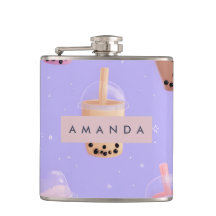Personlig Cute Lila Pastel Bubble Tea