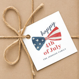 Personlig Cute Lycklig 4 juli Gåvor Etiketter