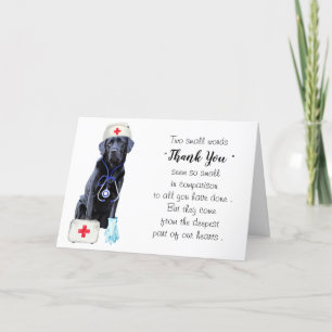 Personlig Cute Medical Doktor Nurse Tack C Kort