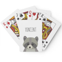 Personlig Cute Modern raccoon illustration