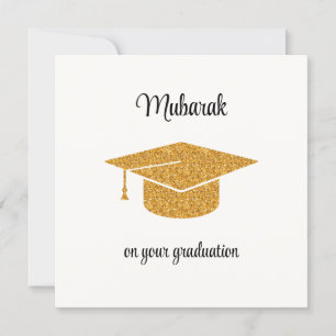 Personlig Cute Mubarak Grattiss Card Tack Kort