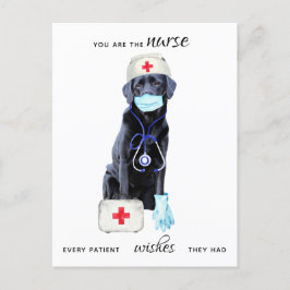 Personlig Cute Nursing Hund Vecka Helg Vykort