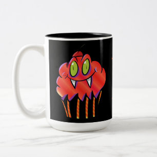 Personlig Cute Orange Vampire Cupaka Mugg