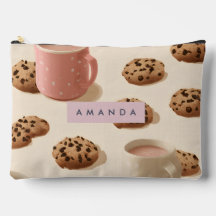 Personlig Cute Pastel Cookies och Mjölk