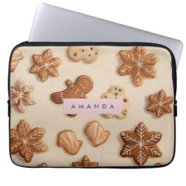 Personlig Cute Pastel Gingertea Cookie Laptop Fodral