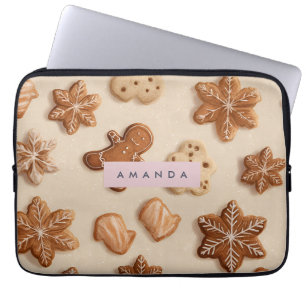 Personlig Cute Pastel Gingertea Cookie Laptop Fodral