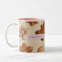 Personlig Cute Pastel Gingertea Cookie