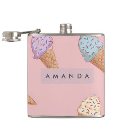 Personlig Cute Pastel Ice Cream Fickplunta