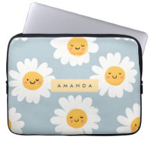 Personlig Cute Pastel Smiling Daisy