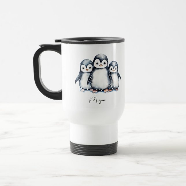 Personlig Cute Penguin Resemugg (Vänster)