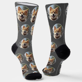 Personlig Cute Pet-fotosocklar