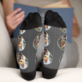 Personlig Cute Pet-fotosocklar